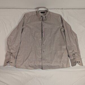 Bugatti dot pattern button down dress shirt